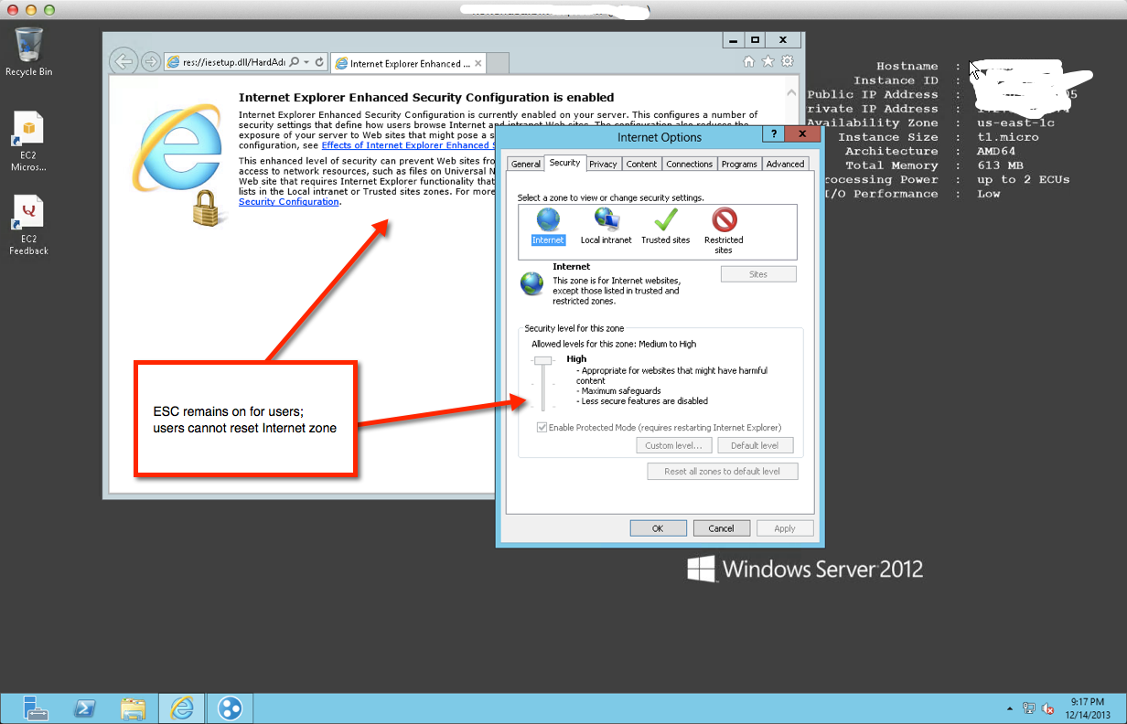 How to configure the enhanced security configuration settings in IE How to configure the enhanced security configuration settings in IE