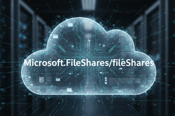 Image showing the new Azure Files API Microsoft.FileShares/fileShares